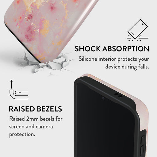Golden Coral - Pink Samsung Galaxy S24 FE Case 4
