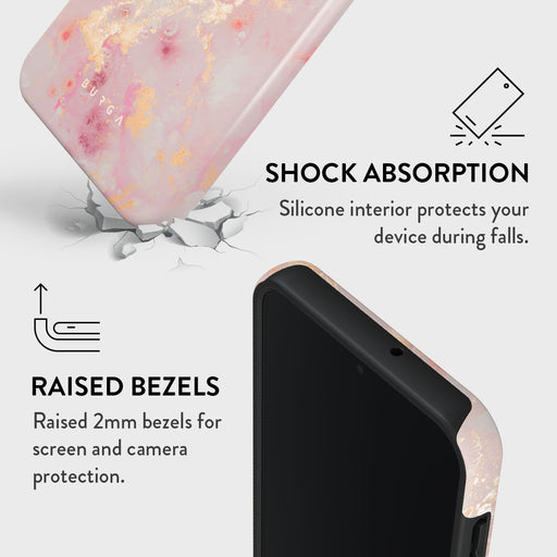 Golden Coral - Pink Samsung Galaxy A15 4G / 5G Case 4