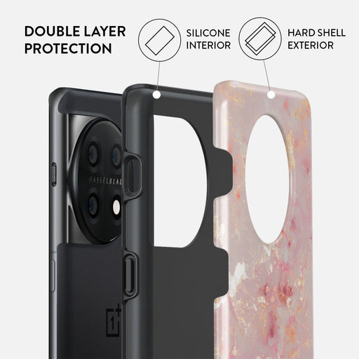 Golden Coral - Pink OnePlus 11 Case 2