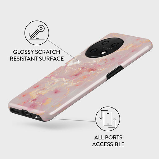 Golden Coral - Pink OnePlus 11 Case 3