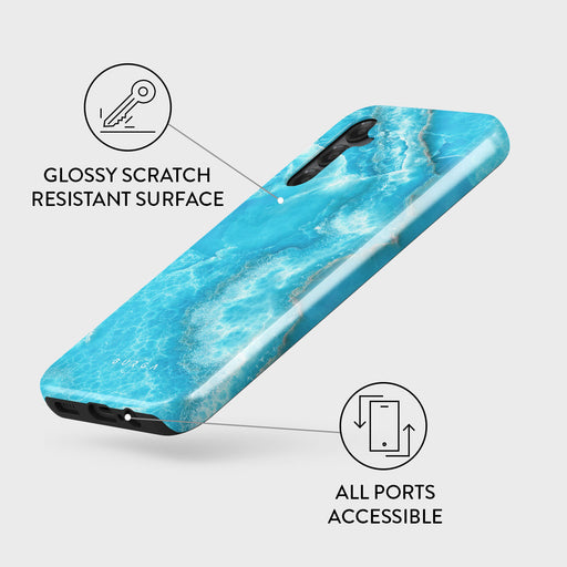Ocean Waves - Blue Samsung Galaxy A25 Case 3