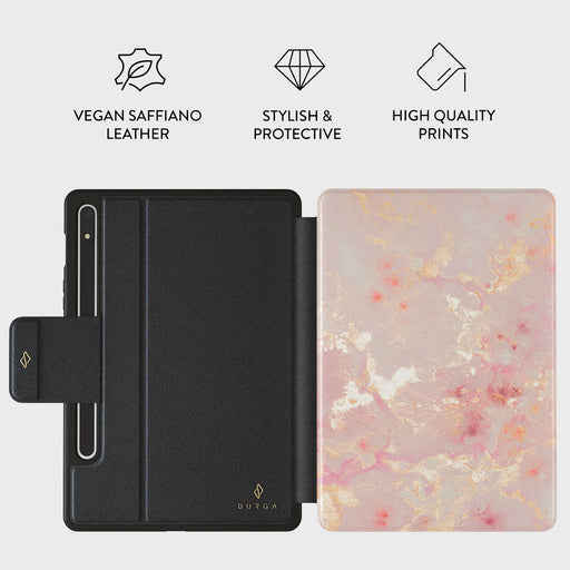 Golden Coral - Pink Samsung Galaxy Tab S10+ Case 2