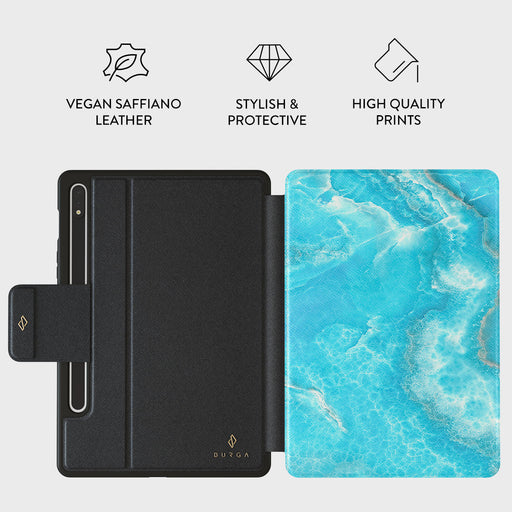 Ocean Waves - Blue Samsung Galaxy Tab S8+/S7+/S7 FE Case 2