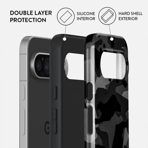 Night Black Camouflage - Google Pixel 9 Pro XL Case 2