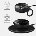 Night Black Camouflage - Samsung Galaxy Buds FE Case 3