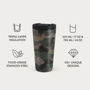 Tropical Green Camo - Travel Mug 7