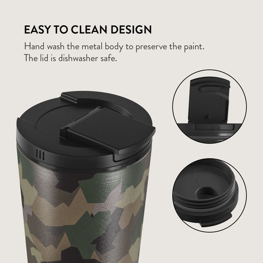 Tropical Green Camo - Travel Mug 16