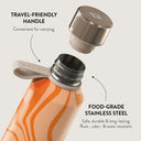 High Vibrations - Color Swirl Water Bottle 4