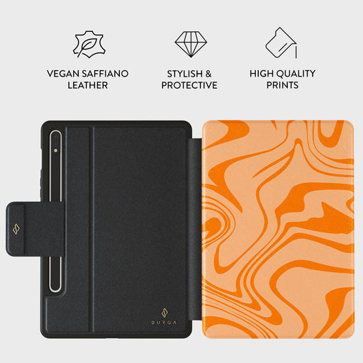 High Vibrations - Color Swirl Samsung Galaxy Tab S10+ Case 2