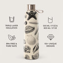 Shell Mosaic - Water Bottle 3