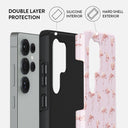 Nostalgic Pink - Flamingos Samsung Galaxy S25 Ultra Case 2