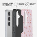 Nostalgic Pink - Flamingos Samsung Galaxy S24 Plus Case 6