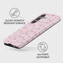 Nostalgic Pink - Flamingos Samsung Galaxy S24 Plus Case 7