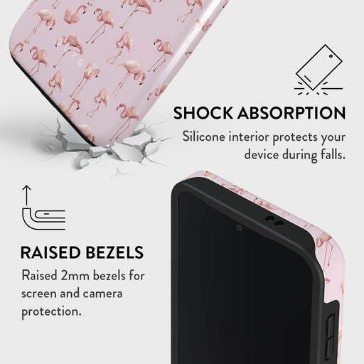 Nostalgic Pink - Flamingos Samsung Galaxy S24 Plus Case 8