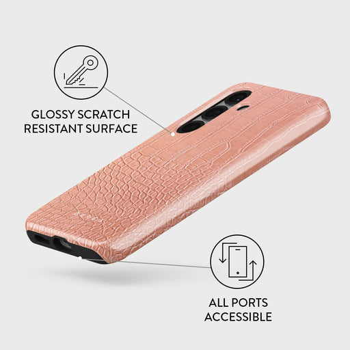 Pink Croco - Samsung Galaxy S25 Case 3