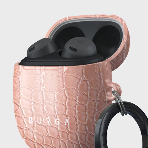 Pink Croco - Google Pixel Buds Pro Case 5