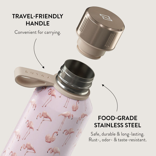 Nostalgic Pink - Flamingos Water Bottle 4