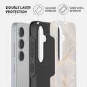 Vanilla Sand - Marble Samsung Galaxy S24 FE Case 2