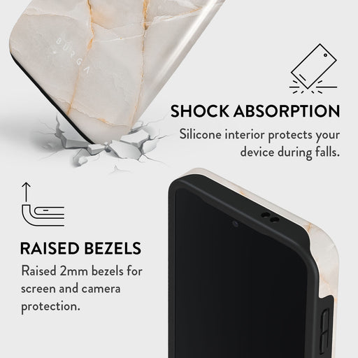 Vanilla Sand - Marble Samsung Galaxy S24 FE Case 4