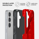 Wild Blaze - Red Samsung Galaxy S24 FE Case 2