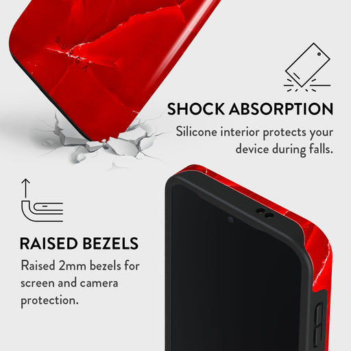 Wild Blaze - Red Samsung Galaxy S24 FE Case 4