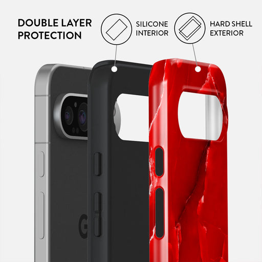 Wild Blaze - Red Google Pixel 9 Pro Case 2