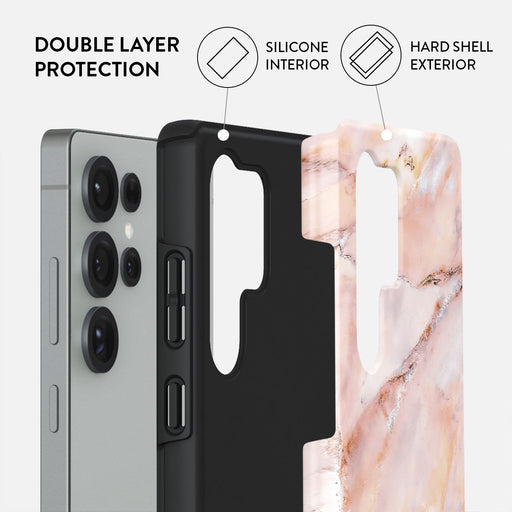 Morning Sunshine - Pastel Marble Samsung Galaxy S25 Ultra Case 2