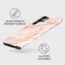 Morning Sunshine - Pastel Marble Samsung Galaxy S25 Ultra Case 3
