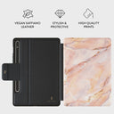 Morning Sunshine - Pastel Marble Samsung Galaxy Tab S9 Case 2
