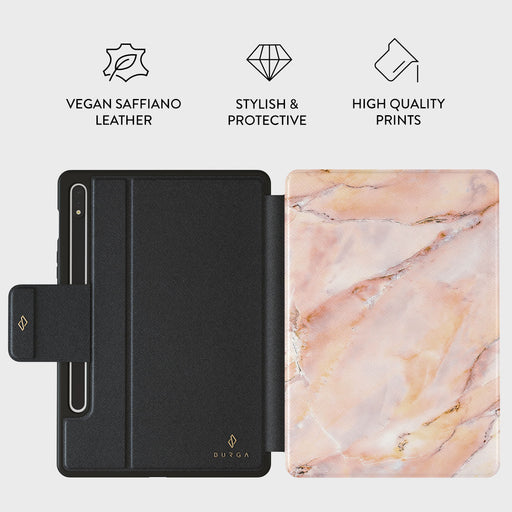 Morning Sunshine - Pastel Marble Samsung Galaxy Tab S9 Case 2
