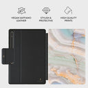 Pastel Hues - Colorful Marble Samsung Galaxy Tab S9 Ultra Case 2