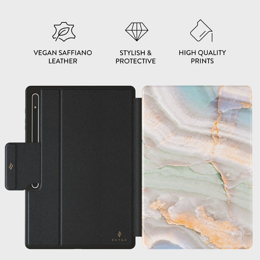 Pastel Hues - Colorful Marble Samsung Galaxy Tab S9 Ultra Case 2