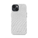 Glacial Desert - White Snakeskin iPhone 15 Plus Case 5