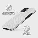 Glacial Desert - White Snakeskin iPhone 15 Plus Case 7