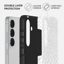 Glacial Desert - White Snakeskin Samsung Galaxy S25 Case 2