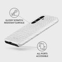 Glacial Desert - White Snakeskin Samsung Galaxy S25 Case 3