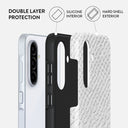 Glacial Desert - White Snakeskin Samsung Galaxy A36 5G Case 2