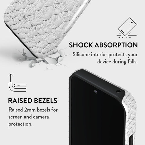 Glacial Desert - White Snakeskin Google Pixel 9 Case 4