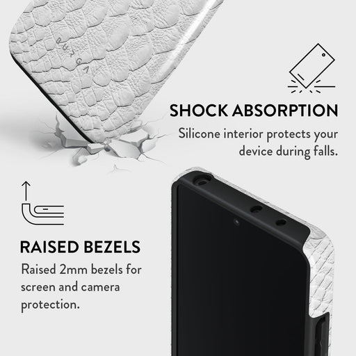 Glacial Desert - White Snakeskin Xiaomi Redmi Note 13 5G Case 4