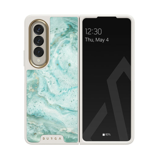 Uluwatu Waves - Teal Samsung Galaxy Z Fold 4 Case
