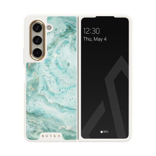 Uluwatu Waves - Teal Samsung Galaxy Z Fold 5 Case