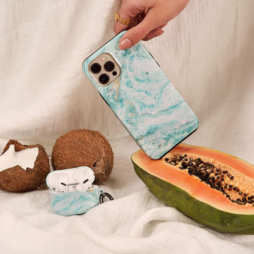 Uluwatu Waves - Teal AirPods Case 6