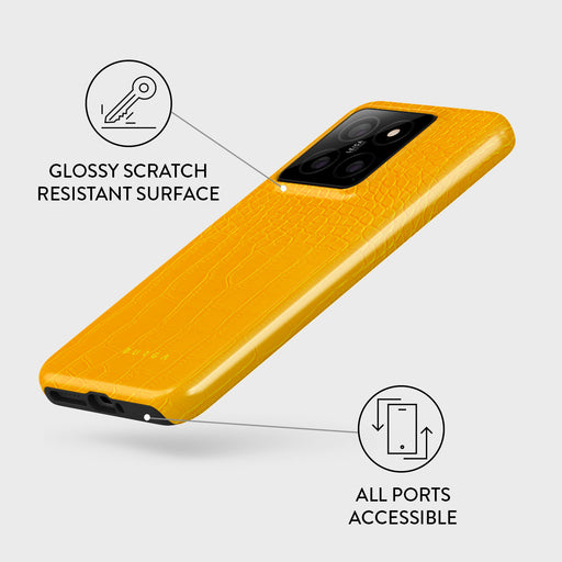 Canary Yellow - Snake Skin Xiaomi 14 Pro Case 3