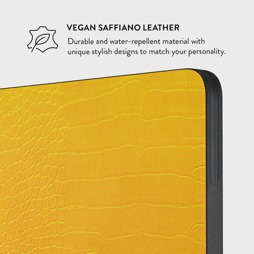 Canary Yellow - Snake Skin Laptop Sleeve 6