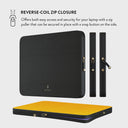 Canary Yellow - Snake Skin Laptop Sleeve 9