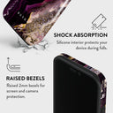 Purple Skies - Marble iPhone 15 Pro Max Case 8