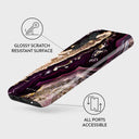 Purple Skies - Marble Samsung Galaxy S23 FE Case 3