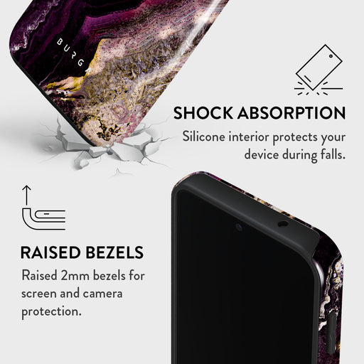 Purple Skies - Marble Samsung Galaxy S23 FE Case 4