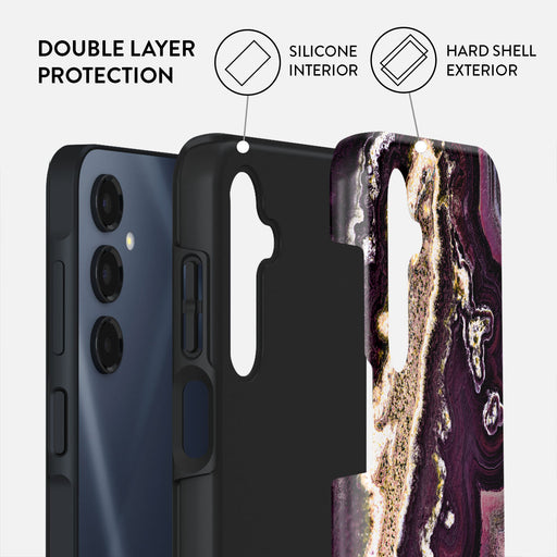 Purple Skies - Marble Samsung Galaxy A16 Case 2