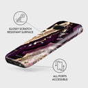 Purple Skies - Marble Google Pixel 9a Case 3
